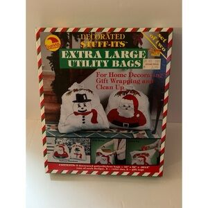 Vintage NIB Extra Large Holiday Utility Bags